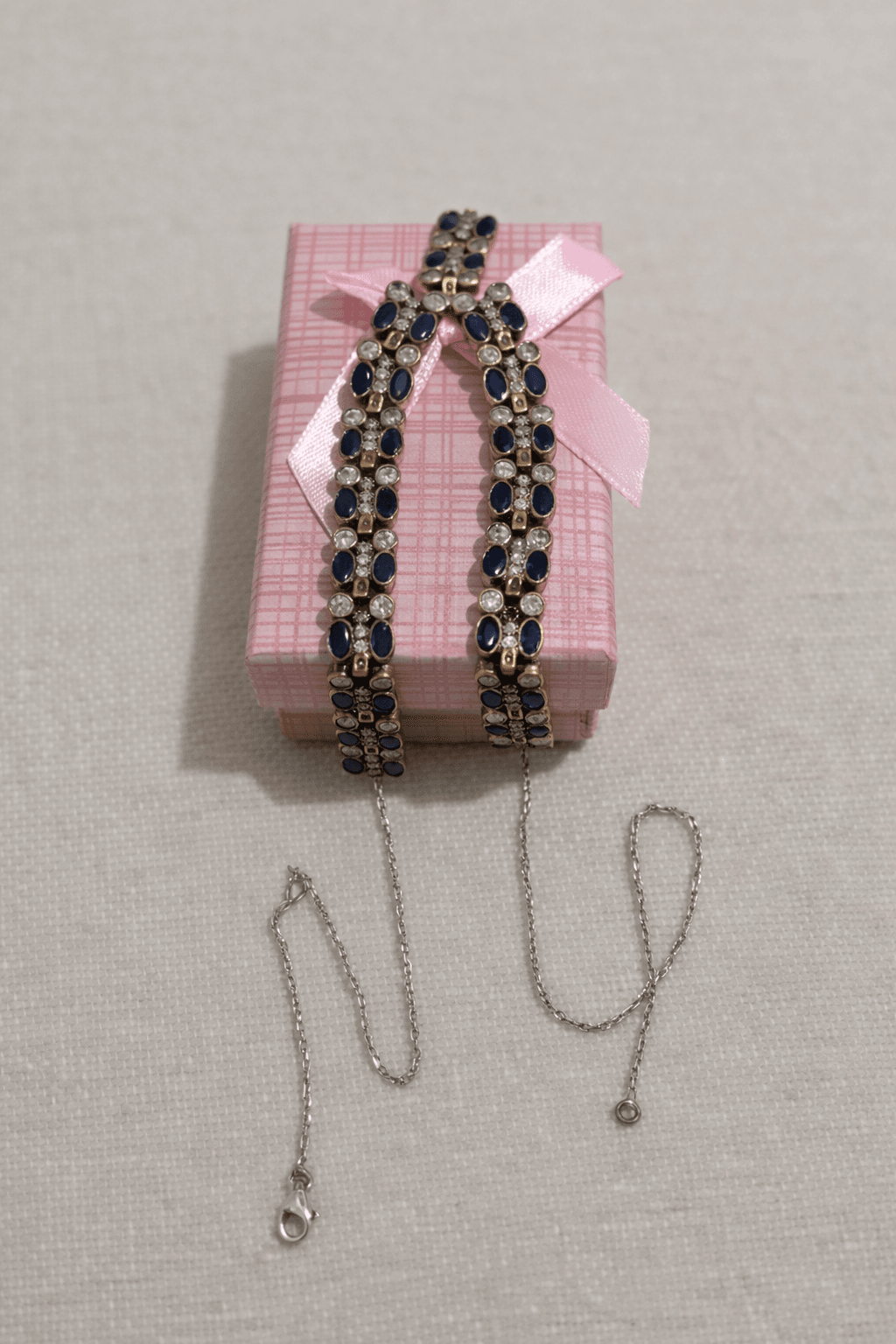 gece işıltısı – topaz & swarovski taşlı kolye gece işıltısı – topaz & swarovski taşlı kolye